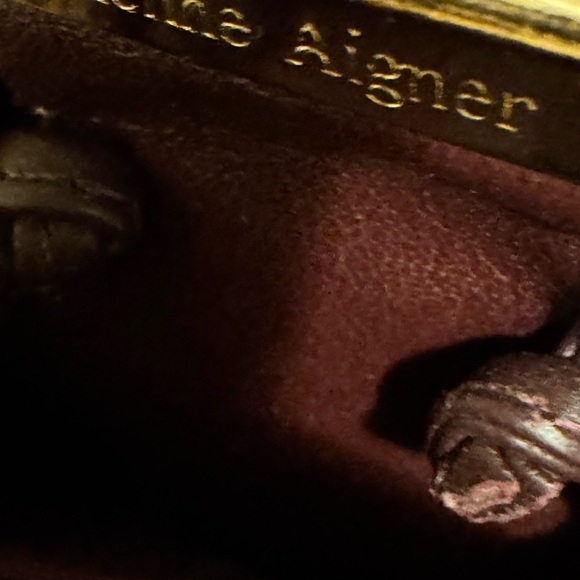 Etienne Aigner Mini Handbag Coin Purse Brown - Picture 2 of 10